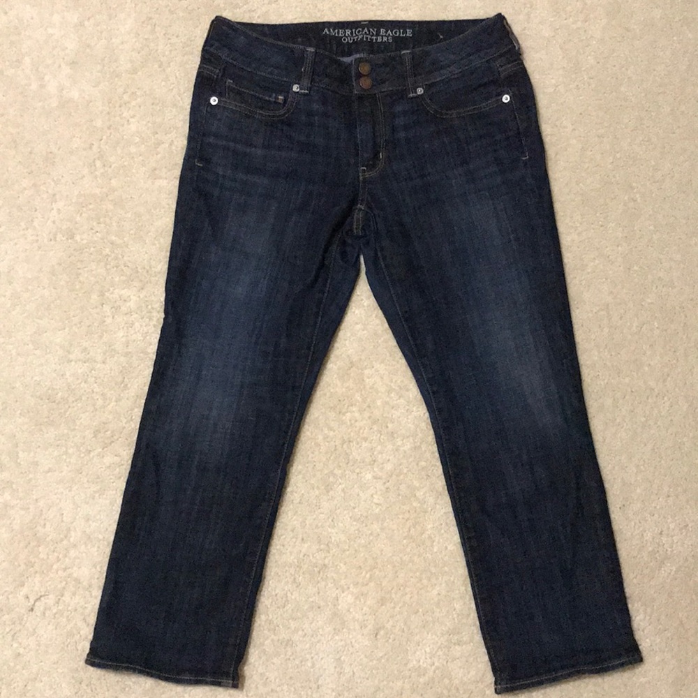 Dark wash Artist Crop/Capris